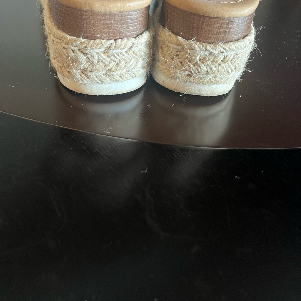 Blowfish Brown and Cream Espadrilles Comfortable Summer Shoes - Picture 4 of 15